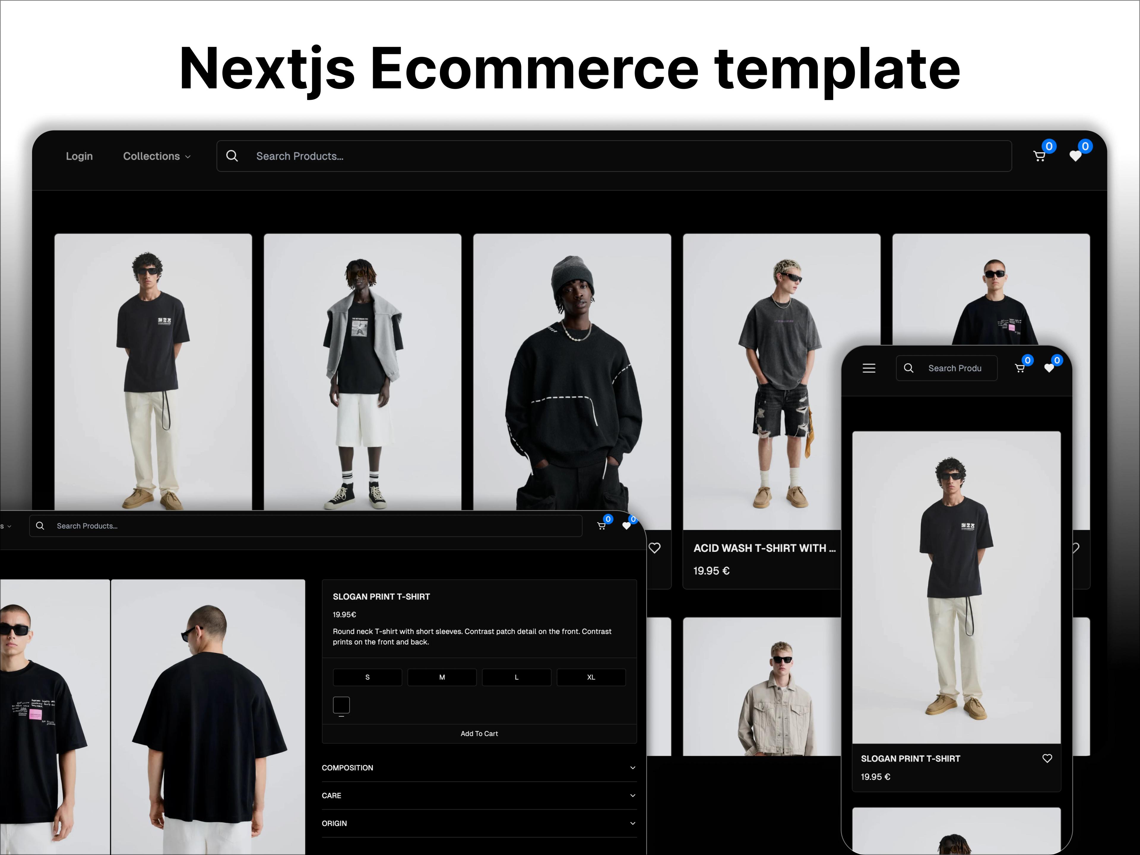 marcos ecommerce template gratuit nextjs