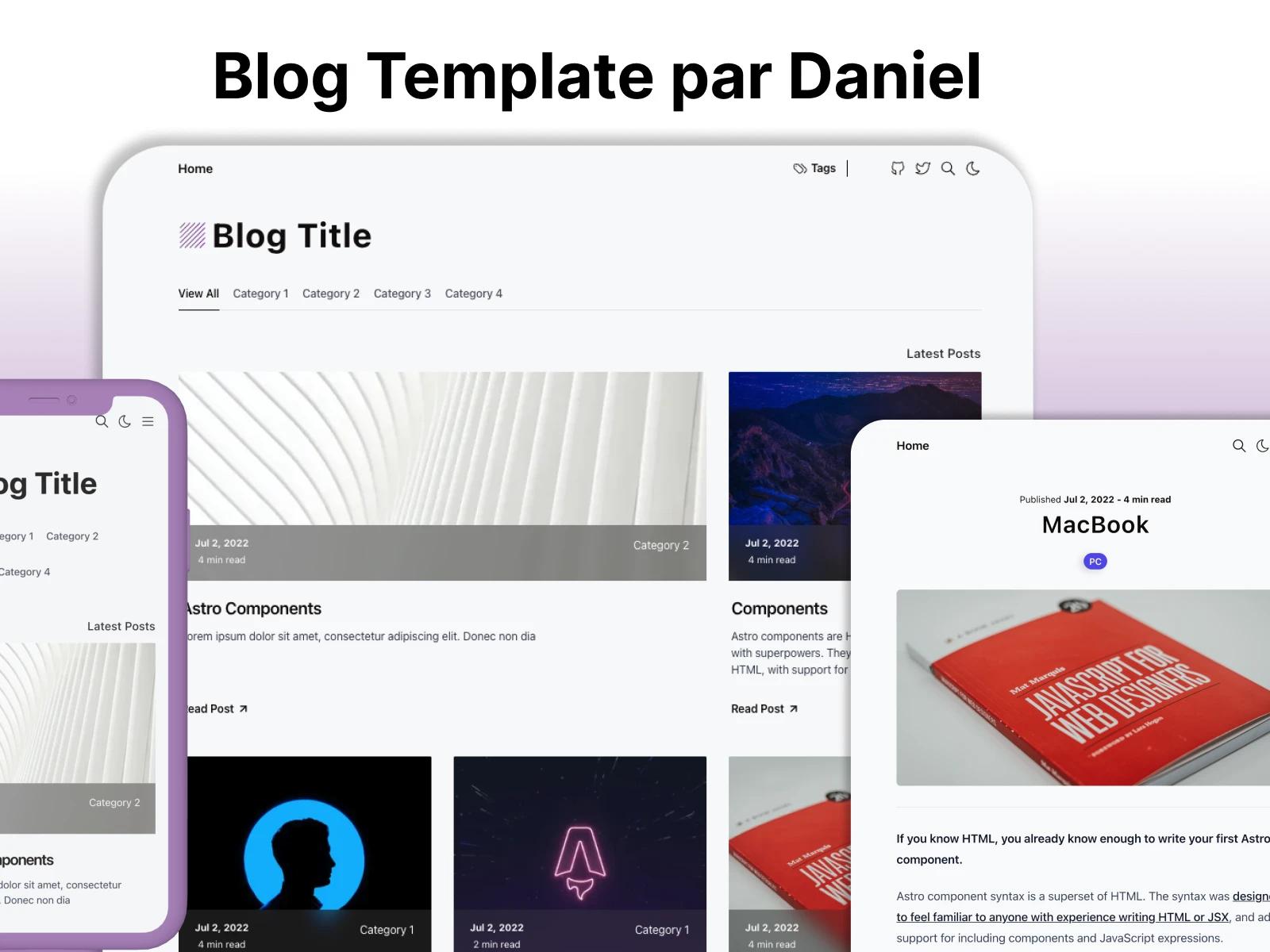 Daniel Blog-template